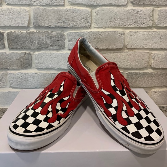 dripping red vans
